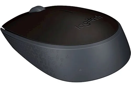 Миша Logitech бездротова оптична маленька чорна 1000 dpi
