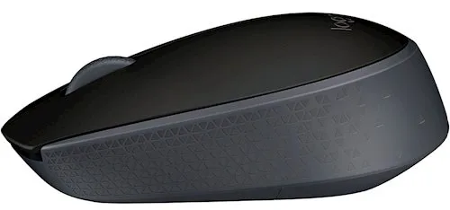 Миша Logitech бездротова оптична маленька чорна 1000 dpi