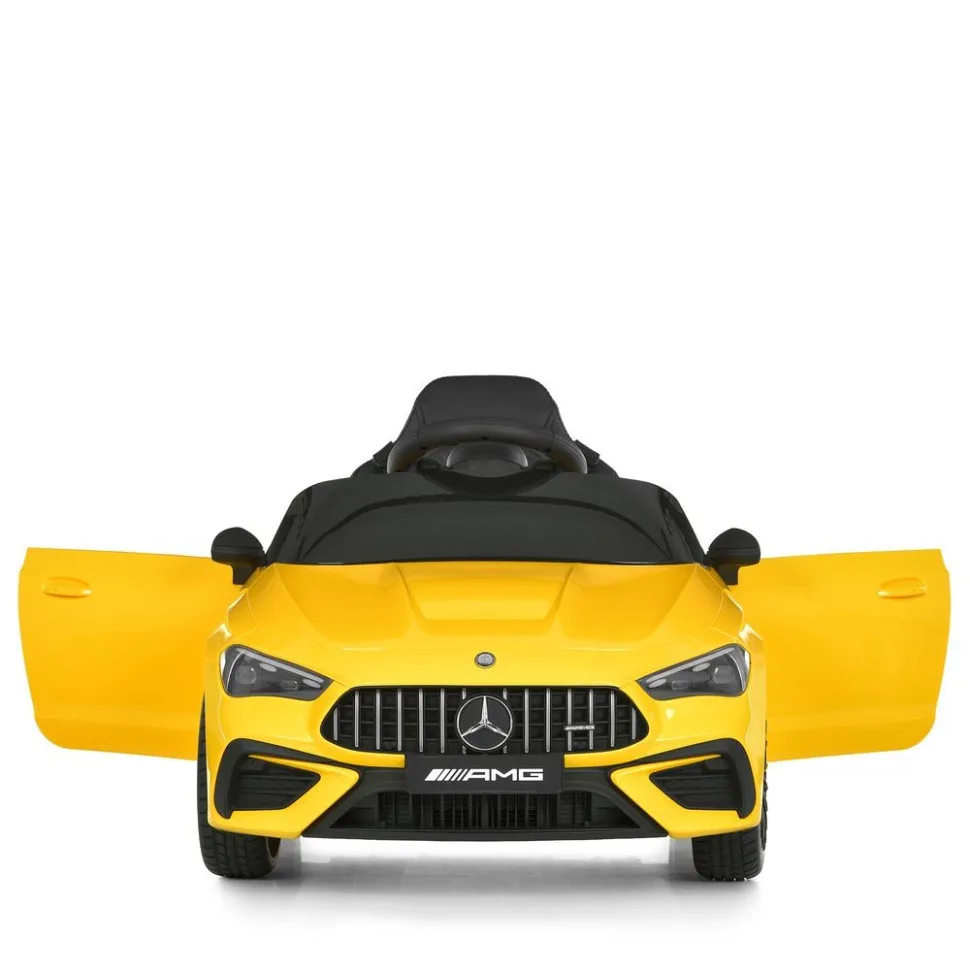 Дитячий електромобіль Mercedes пластик 12V до 30 кг Чорний