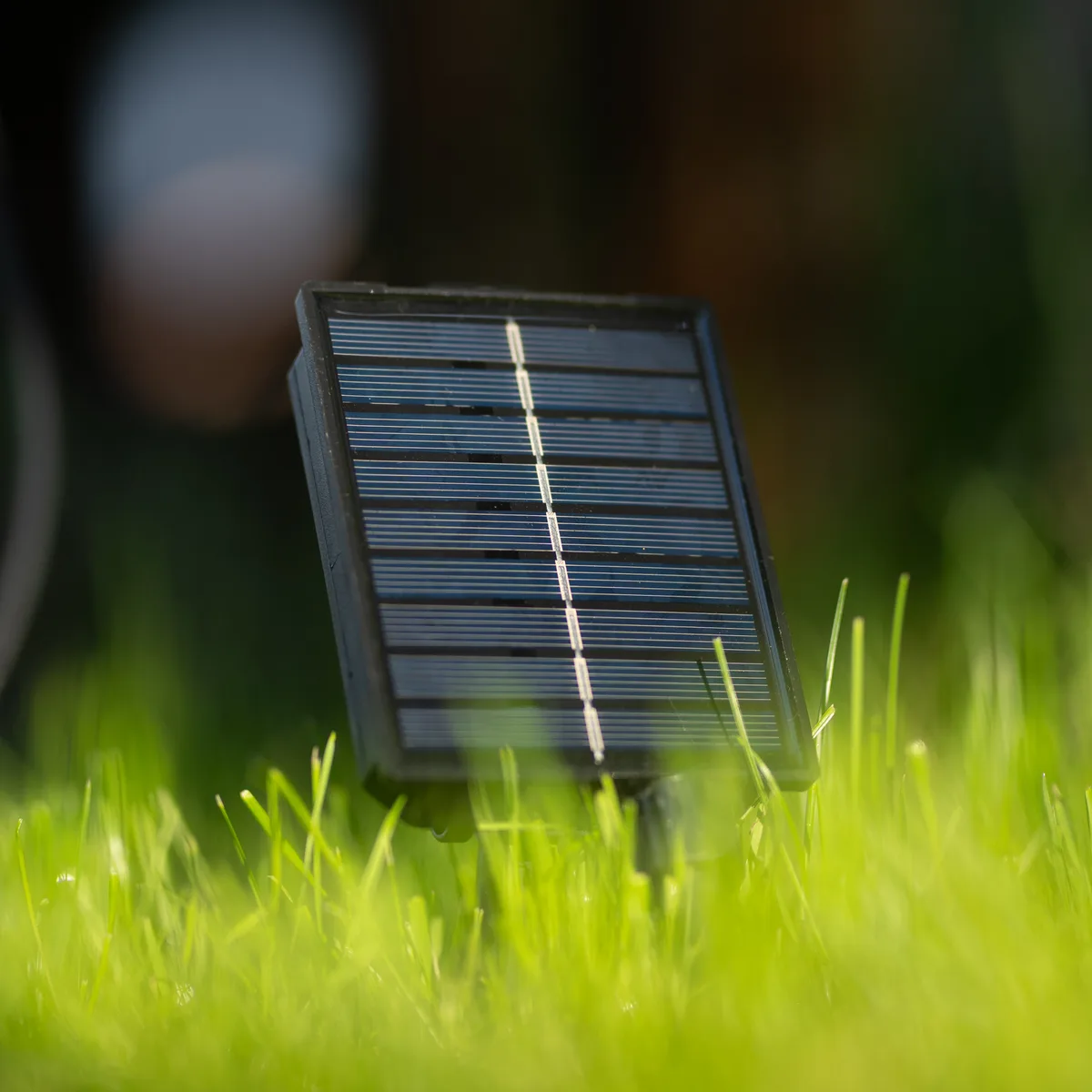 Сонячна гірлянда LumiLED пластикова 15м чорна 30 LED тепле світло 3000K IP44