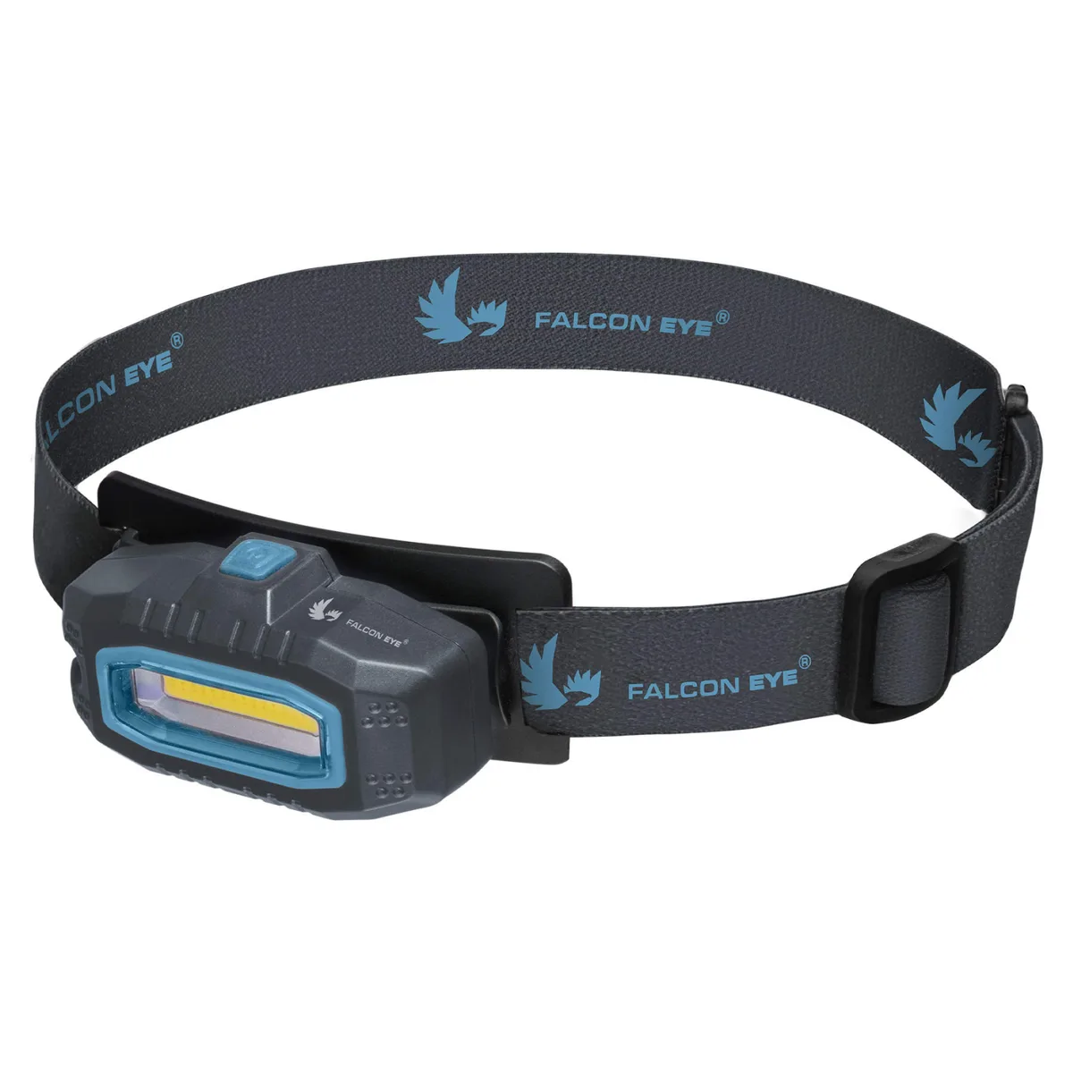 Налобний ліхтар Falcon Eye COB LED 70 Лм сірий 70х35х32 мм