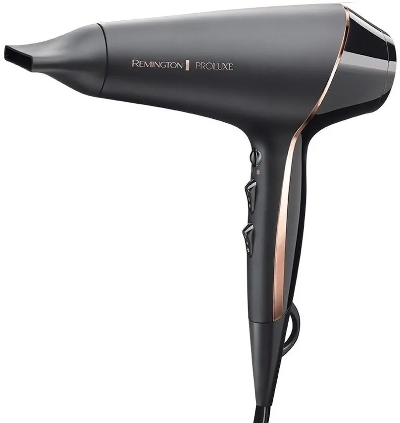 Фен Remington 2400 Вт чорний з дифузором і іонізацією