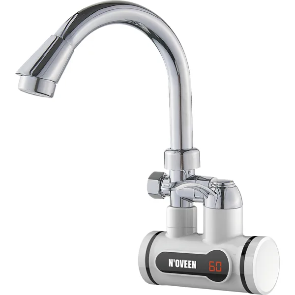 Кран водонагрівач проточний Noveen ABS 16,7х30х19 см білий