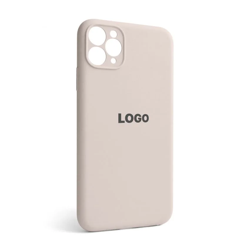 Чохол силіконовий для смартфона Apple 11 Pro Max  розмір  grey pink закрита камера