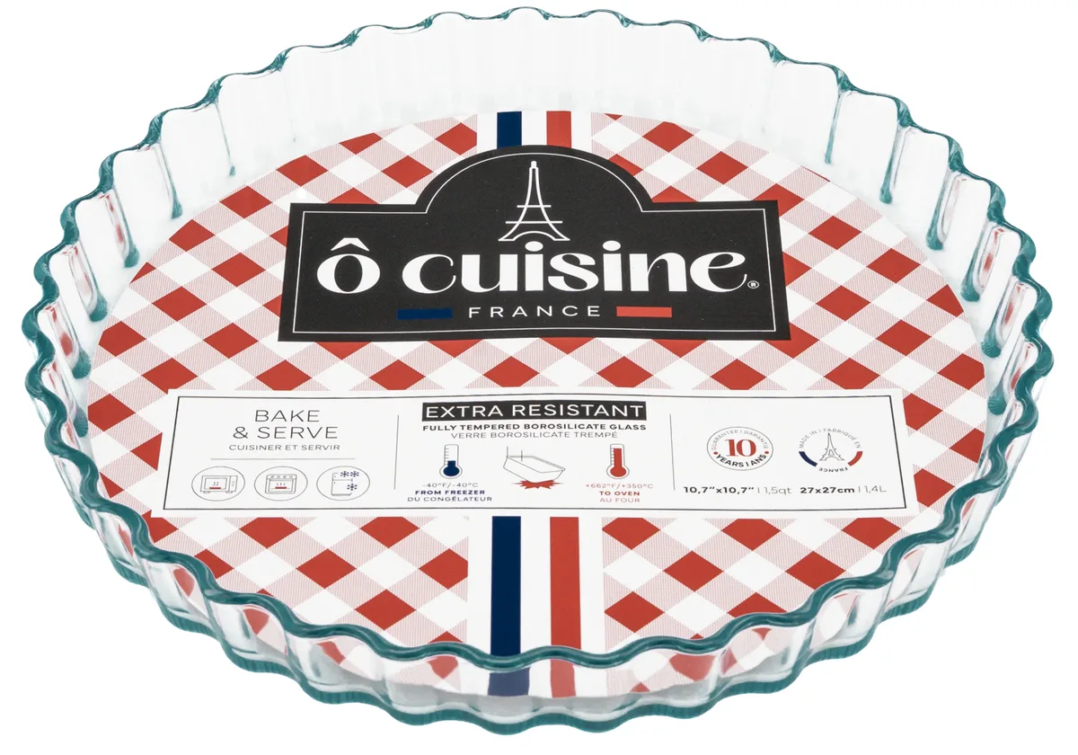 Форма O Cuisine боросилікатне скло кругла 27 см