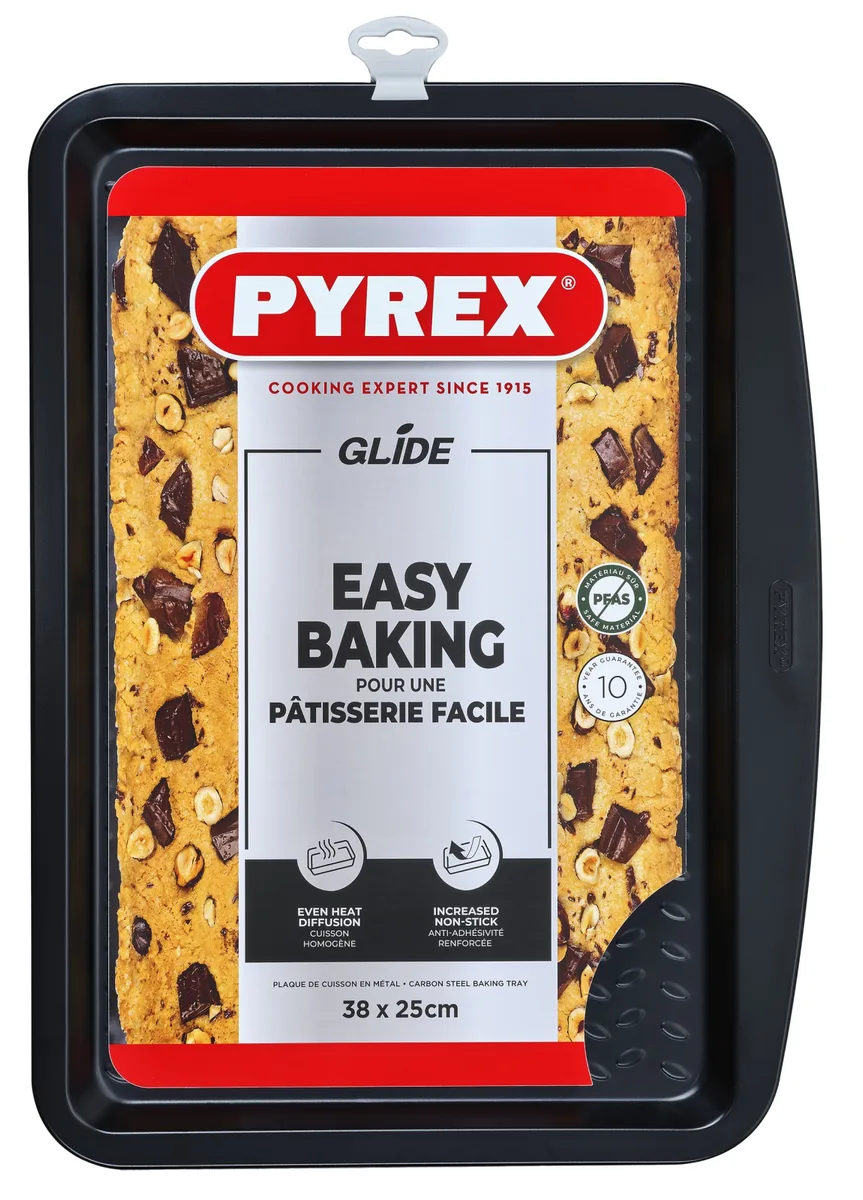 Форма для запікання Pyrex вуглецева сталь 38х25 см антипригарна чорна