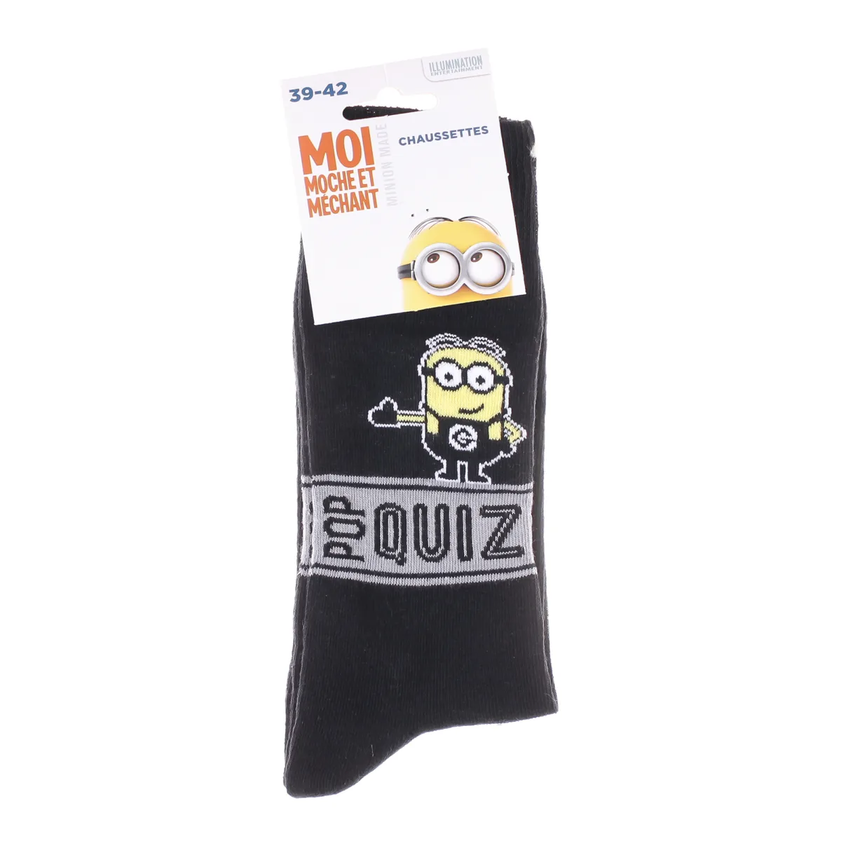 Шкарпетки MINIONS бавовна 43-46 чорні
