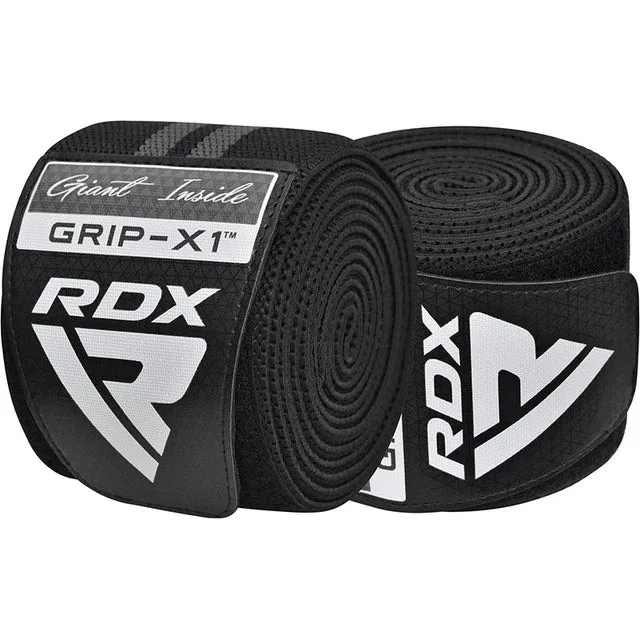 Бинты на колена RDX хлопковые 200 см серые.