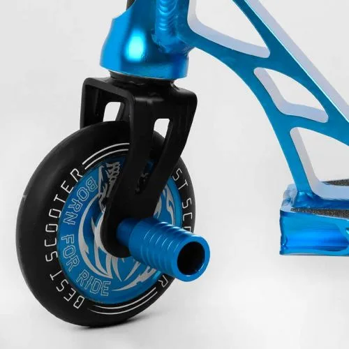 Самокат трюковий Best Scooter HIC-система з ПЕГІ алюмінієвий диск та дека для трюків та фристайлу колеса PU 110мм