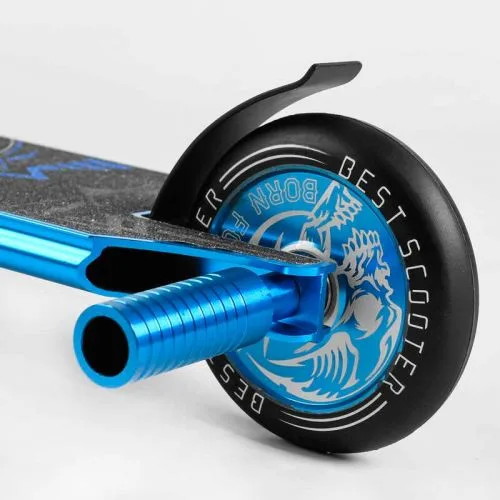 Самокат трюковий Best Scooter HIC-система з ПЕГІ алюмінієвий диск та дека для трюків та фристайлу колеса PU 110мм