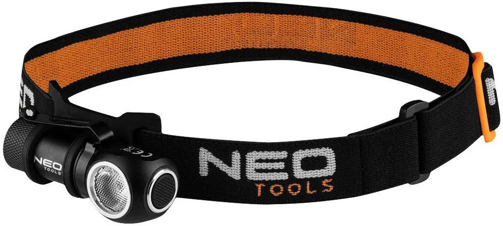 Ліхтар налобний акумуляторний Neo Tools, 700мА·год, 600лм, 6Вт, 4 функції освітлення, IPX4