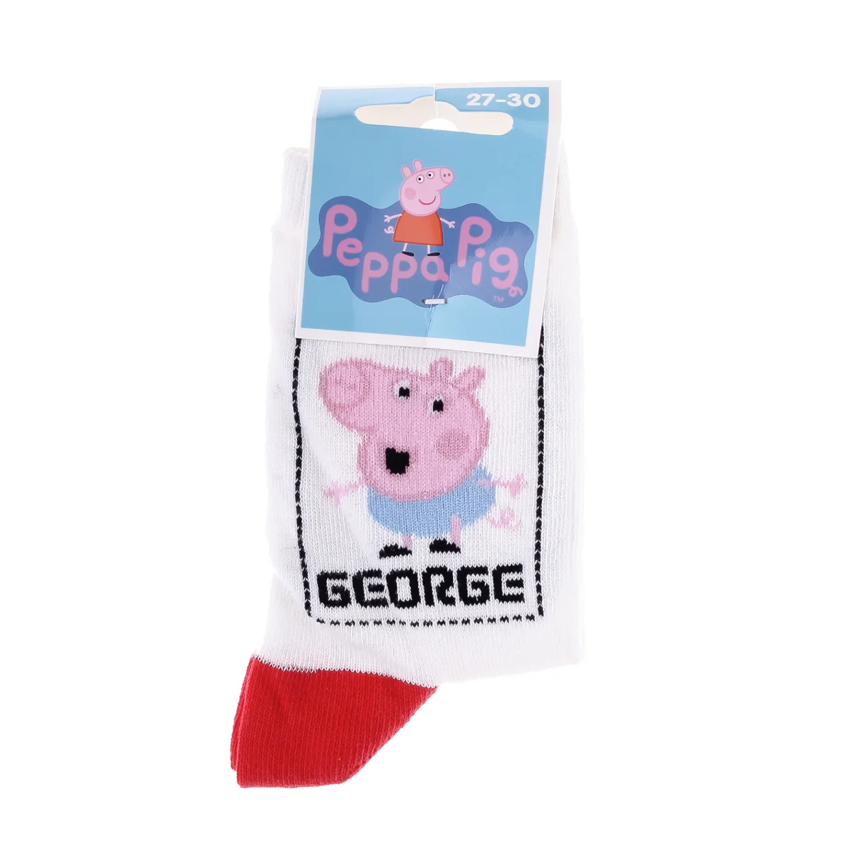 Шкарпетки PEPPA PIG 60% хлопок 27-30 белый