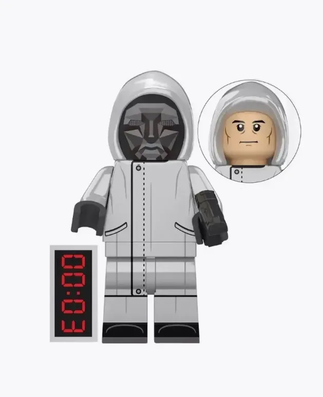 Ігрові фігурки Squid Game 9 шт пластик сумісні з LEGO 27х11х23 см