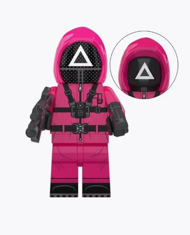 Ігрові фігурки Squid Game 9 шт пластик сумісні з LEGO 27х11х23 см