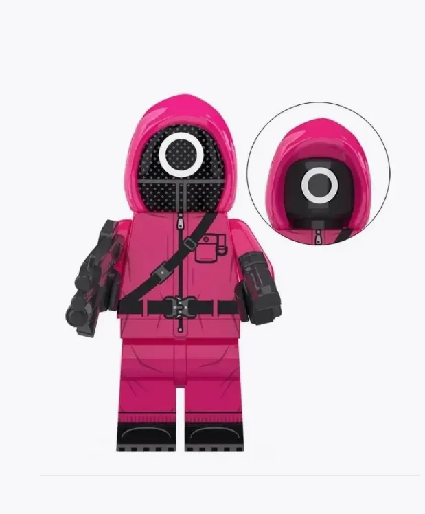 Ігрові фігурки Squid Game 9 шт пластик сумісні з LEGO 27х11х23 см