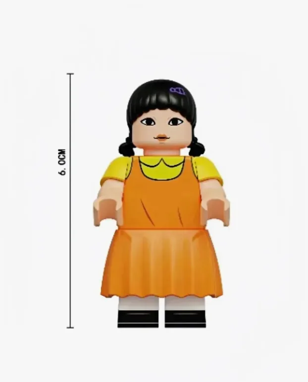 Ігрові фігурки Squid Game 9 шт пластик сумісні з LEGO 27х11х23 см