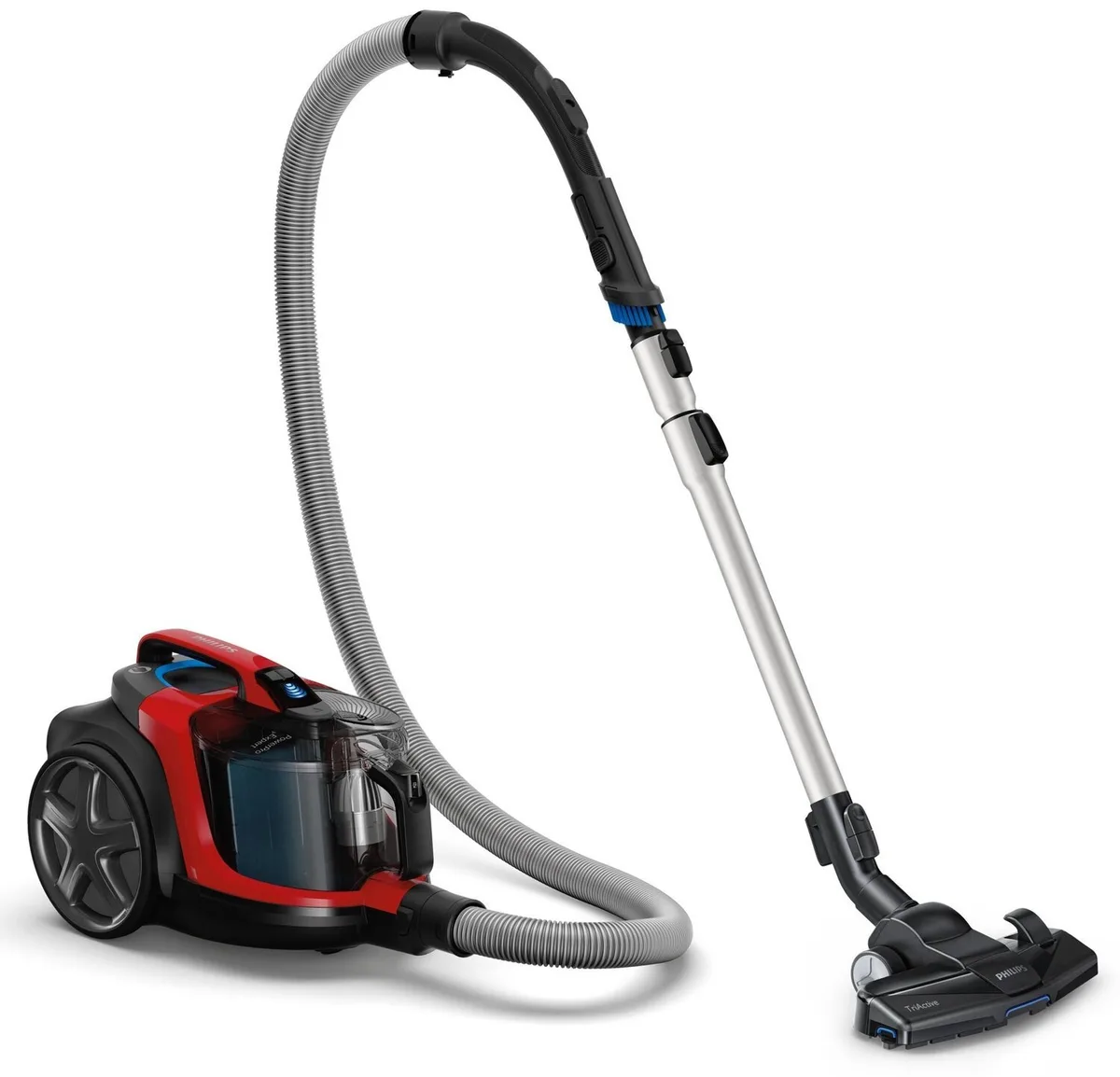 Пилосос Philips безмішковий 750Вт контейнерний 2л чорний червоний