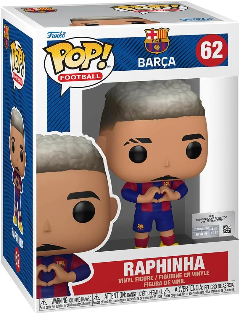 Фігурка Funko POP FC Barcelona вініл 10 см Raphinha