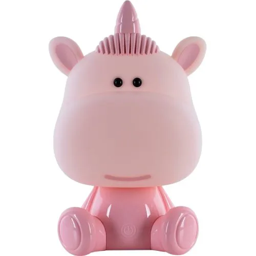 Світильник-нічник LED Unicorn рожевий з акумулятором для дитячої спальної нічник із зарядкою USB