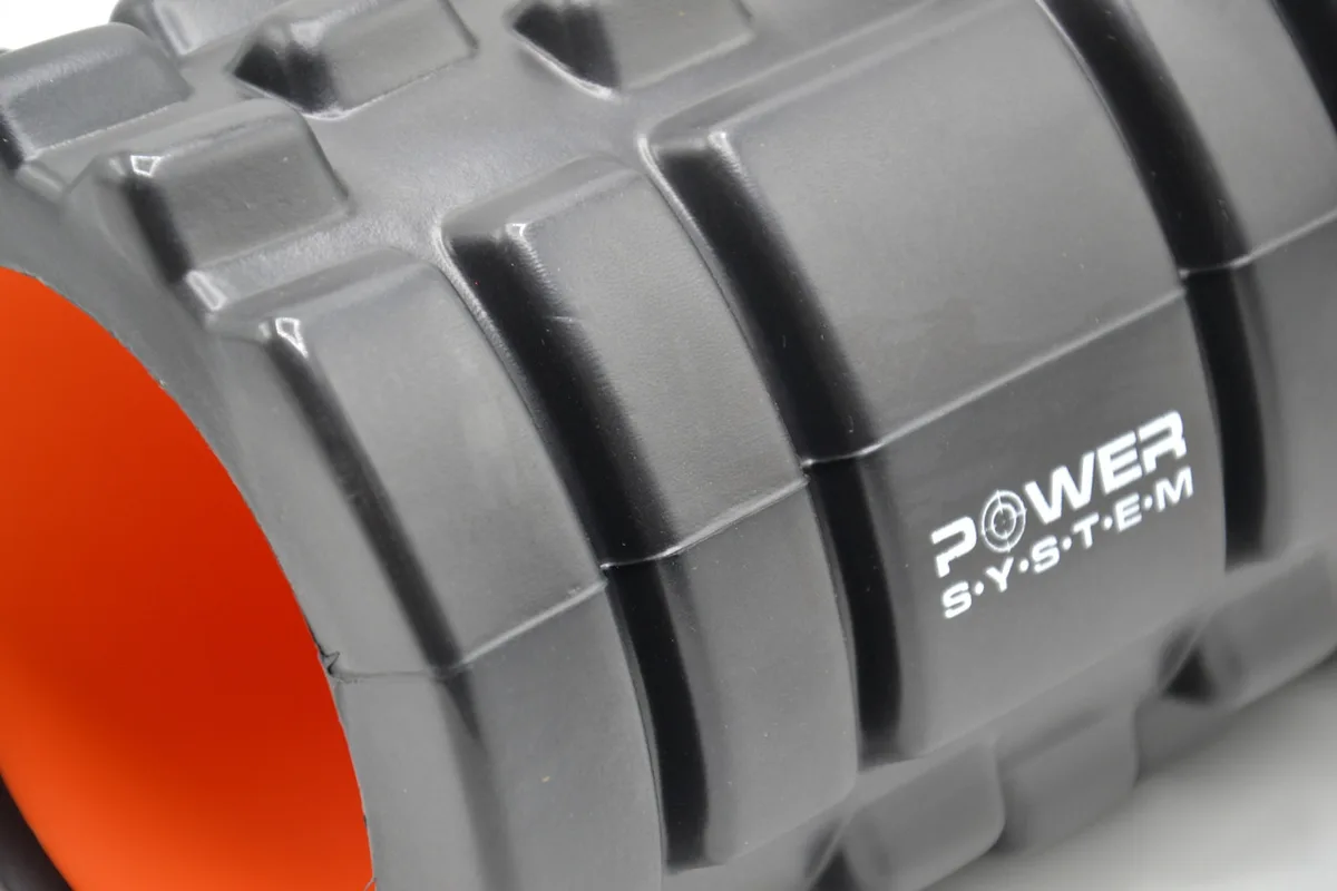 Массажный ролик Active Point EVA 33х15 см Черный Оранжевый