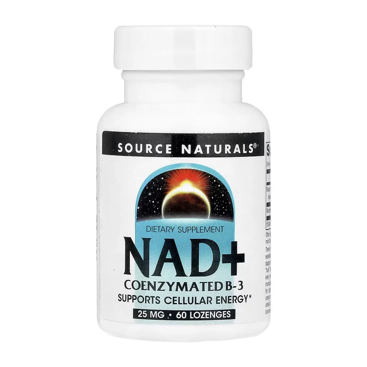 Коензимований B-3 25 мг пастилки м'ятні 60 штук Source Naturals