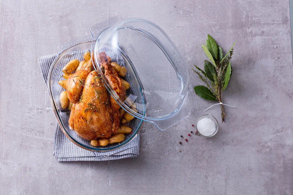 Каструля з кришкою Pyrex боросилікатне скло 5,8 л прозора