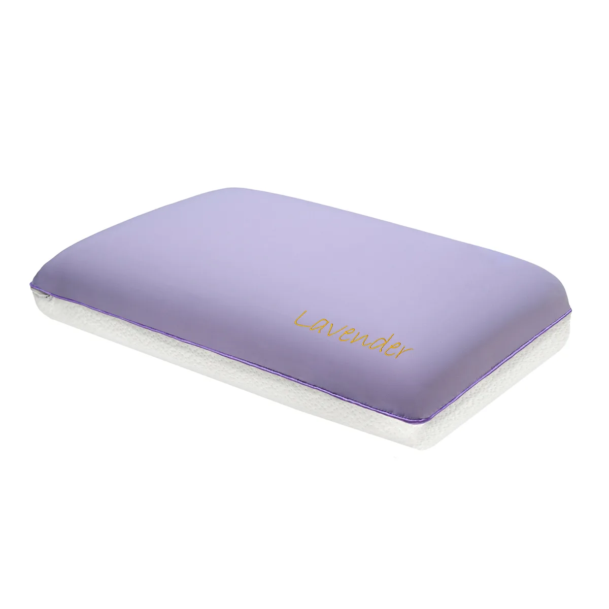 Ортопедична подушка Home Line з піни Memory 60х40 см Фіолетова з ароматом лаванди