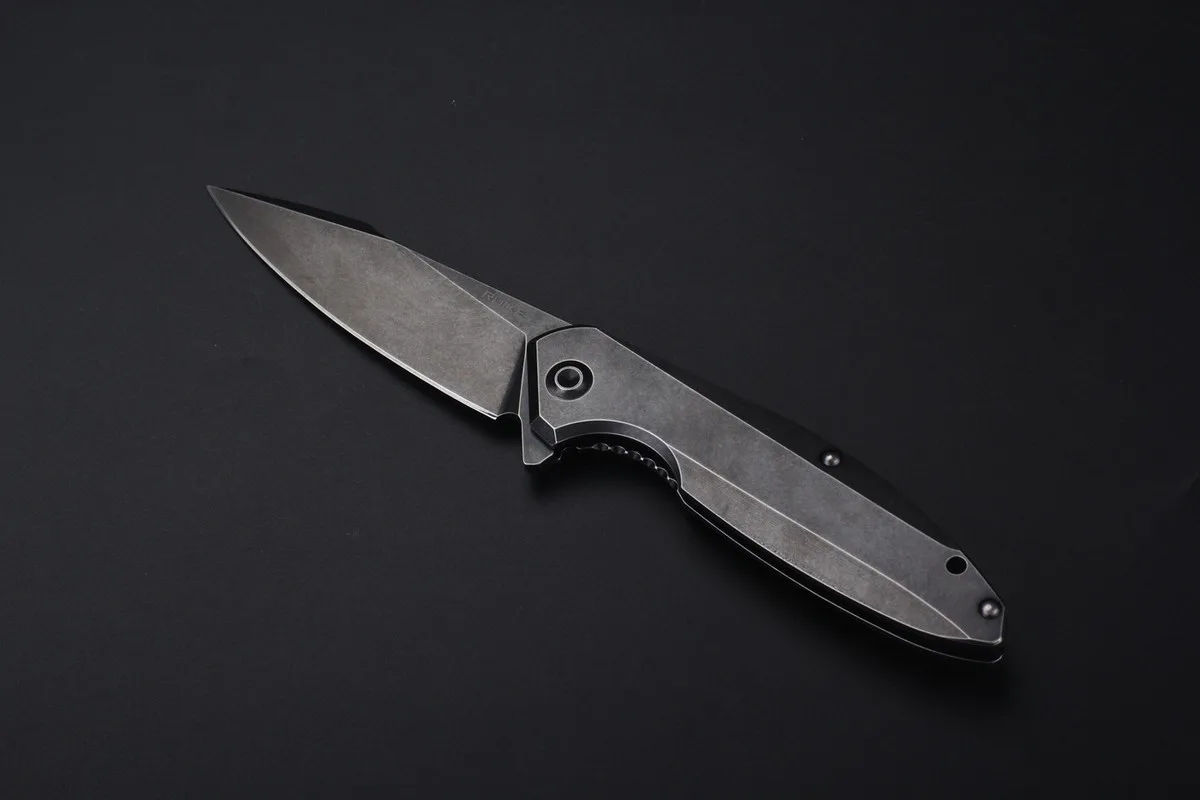 Ніж складаний Ruike 93 мм чорний 14C28N