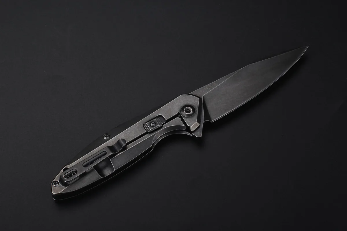 Ніж складаний Ruike 93 мм чорний 14C28N