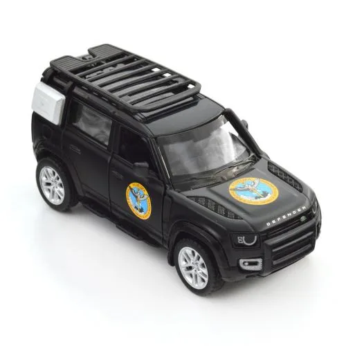 Машинка металева TechnoDrive Шеврони Героїв інерційна 1:43 чорна