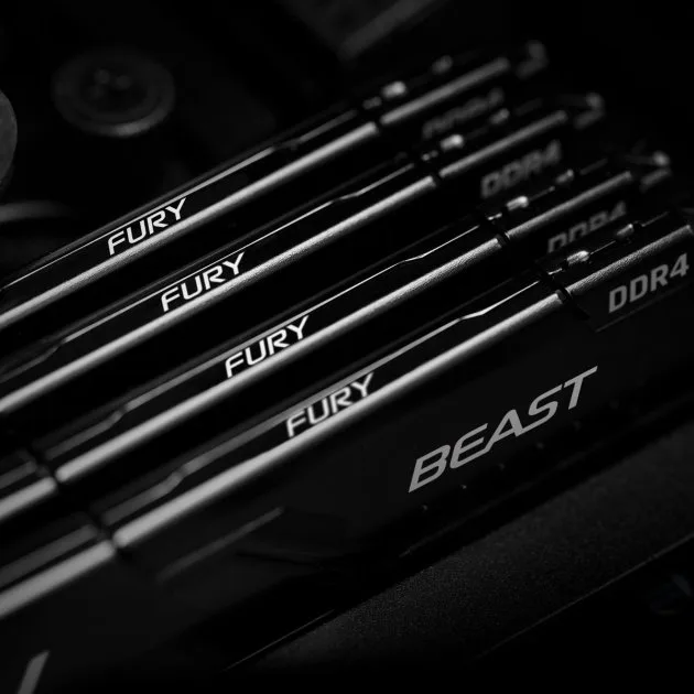 Память ПК Kingston DDR4 32GB KIT (16GBx2) 3600 FURY Beast