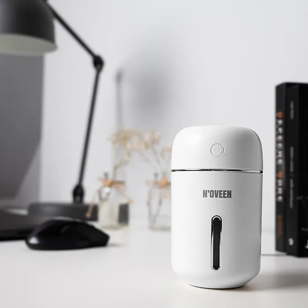 Міні-увлажнювач повітря Noveen USB 200 мл Пластик Білий