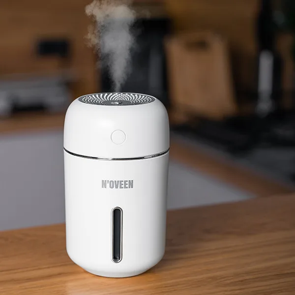 Міні-увлажнювач повітря Noveen USB 200 мл Пластик Білий