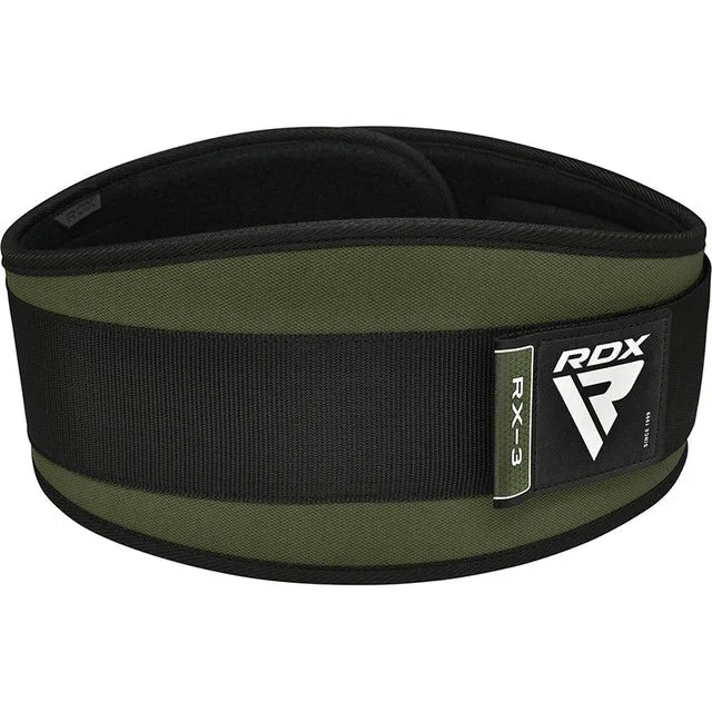Пояс для важкої атлетики RDX нейлоновий M Army Green