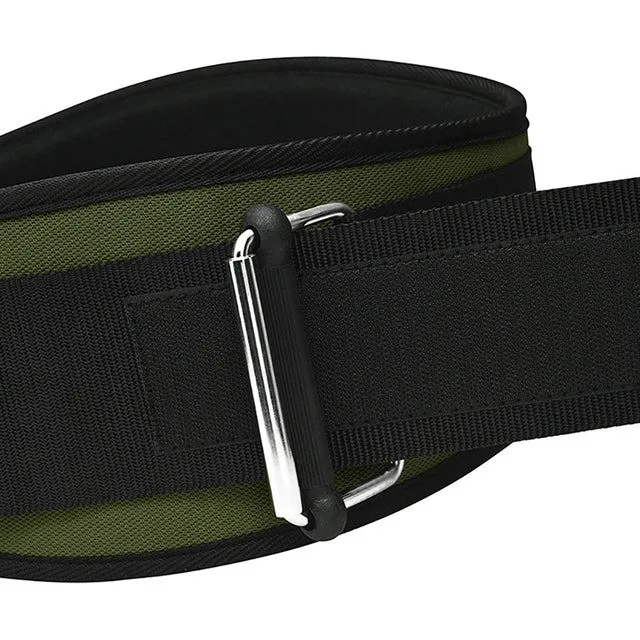 Пояс для важкої атлетики RDX нейлоновий M Army Green