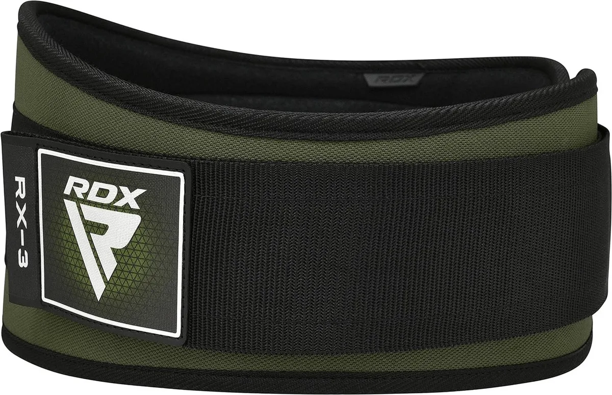 Пояс для важкої атлетики RDX нейлоновий M Army Green