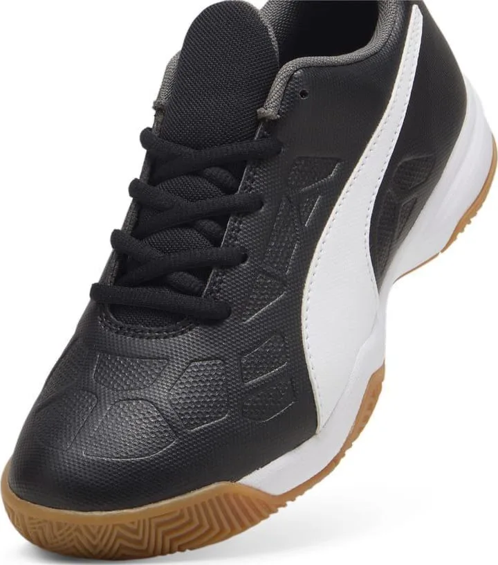 Кросівки Puma синтетичні 42,5 чорні білі для залу