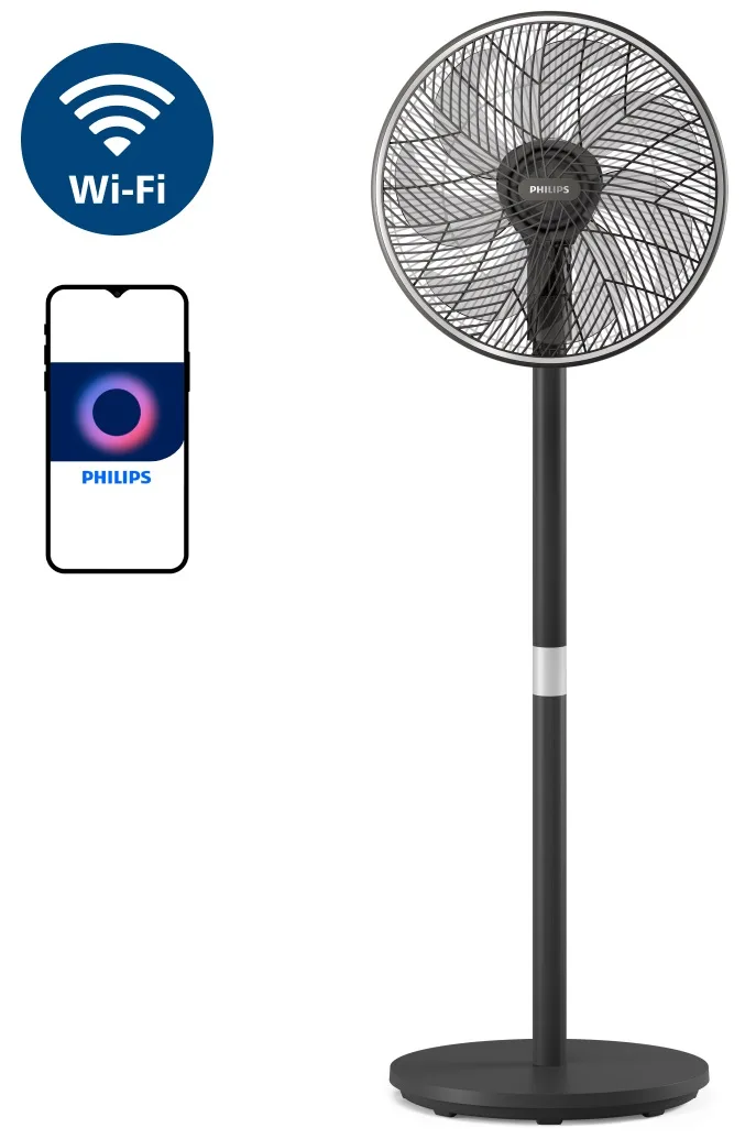 Вентилятор Philips підлоговий настільний пластик 1250 мм Білий 48 Вт 3 швидкості