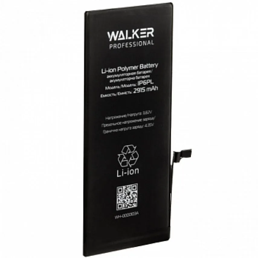 Акумулятор WALKER Professional 2915mAh 3.8V для Apple iPhone 6 Plus