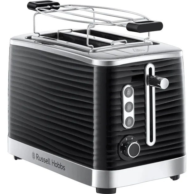 Тостер Russell Hobbs 1050 Вт пластик 19,5х29,5х16,5 см чорний