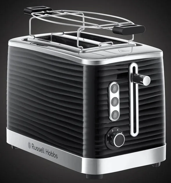 Тостер Russell Hobbs 1050 Вт пластик 19,5х29,5х16,5 см чорний
