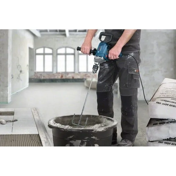 Ударна дриль Bosch Professional 850Вт ключовий патрон 1-16мм для будівництва та ремонту міксер
