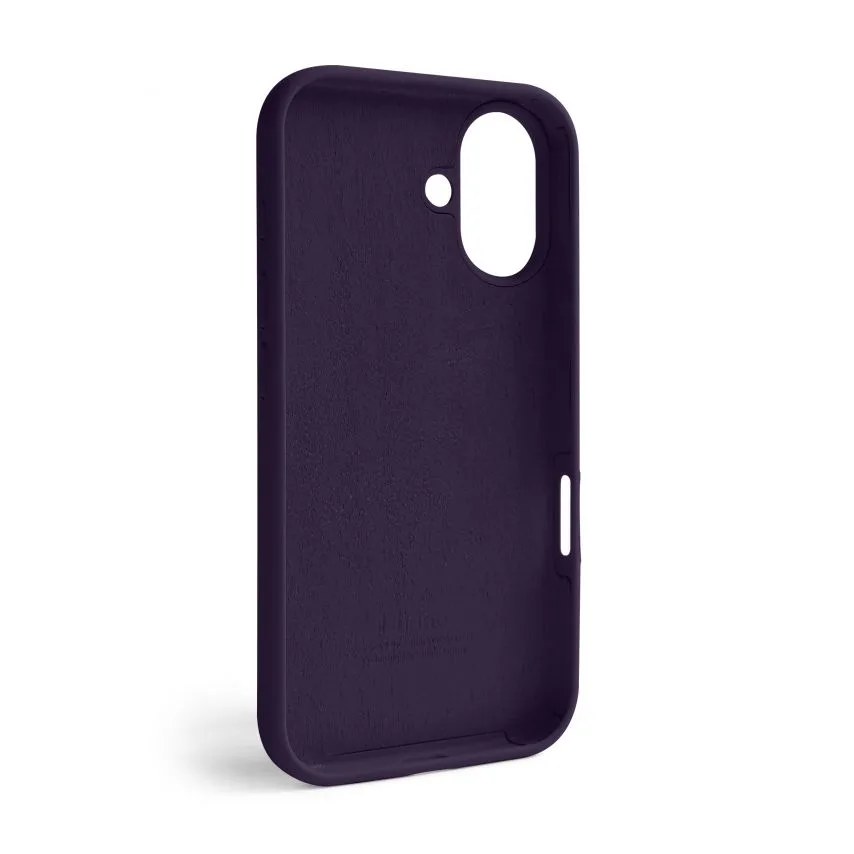 Чохол силіконовий для Apple iPhone 16  фіолетовий