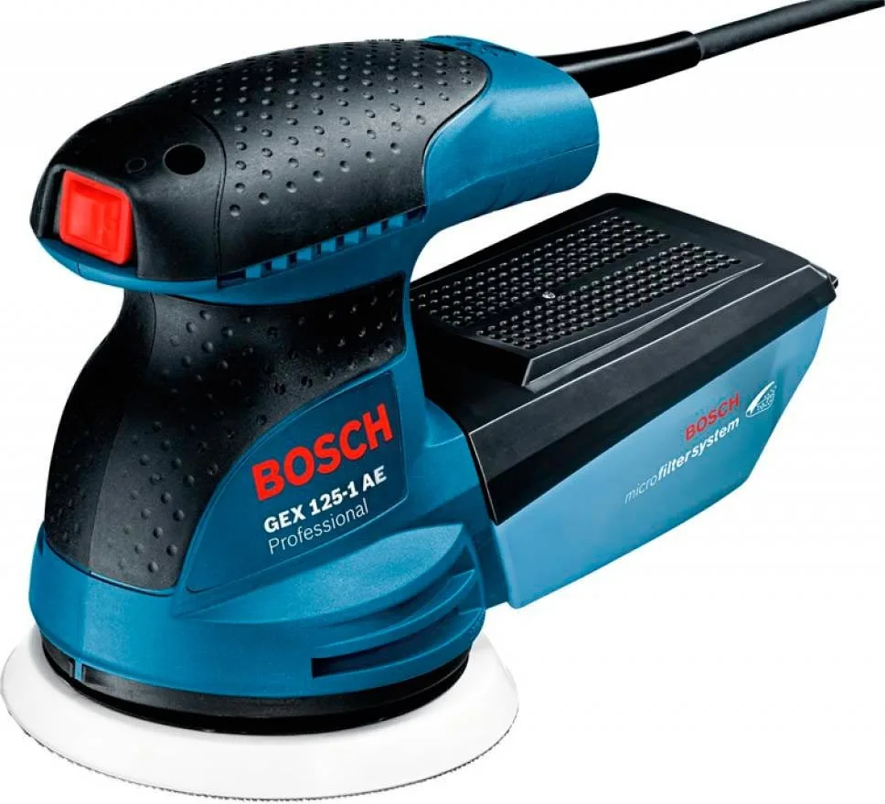 Шліфмашина ексцентрикова Bosch Professional 250Вт 125мм для шліфування деревини та металу 12000об/хв