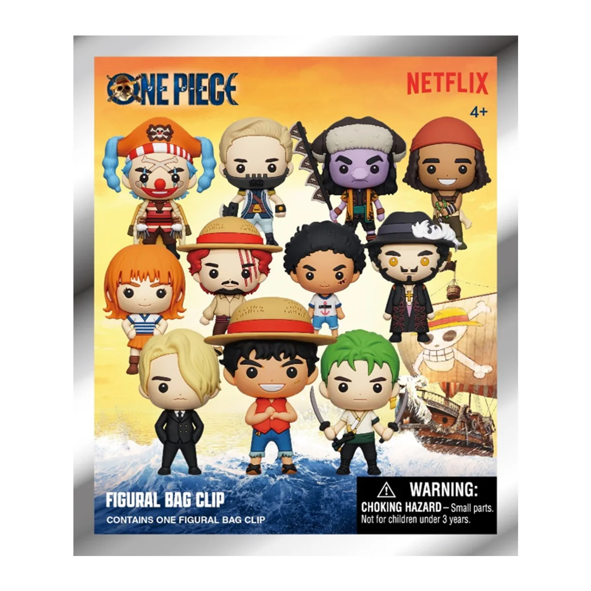 Ігрова фігурка на кліпсі Monogram ПВХ 7х4,5х3,3 см One Piece