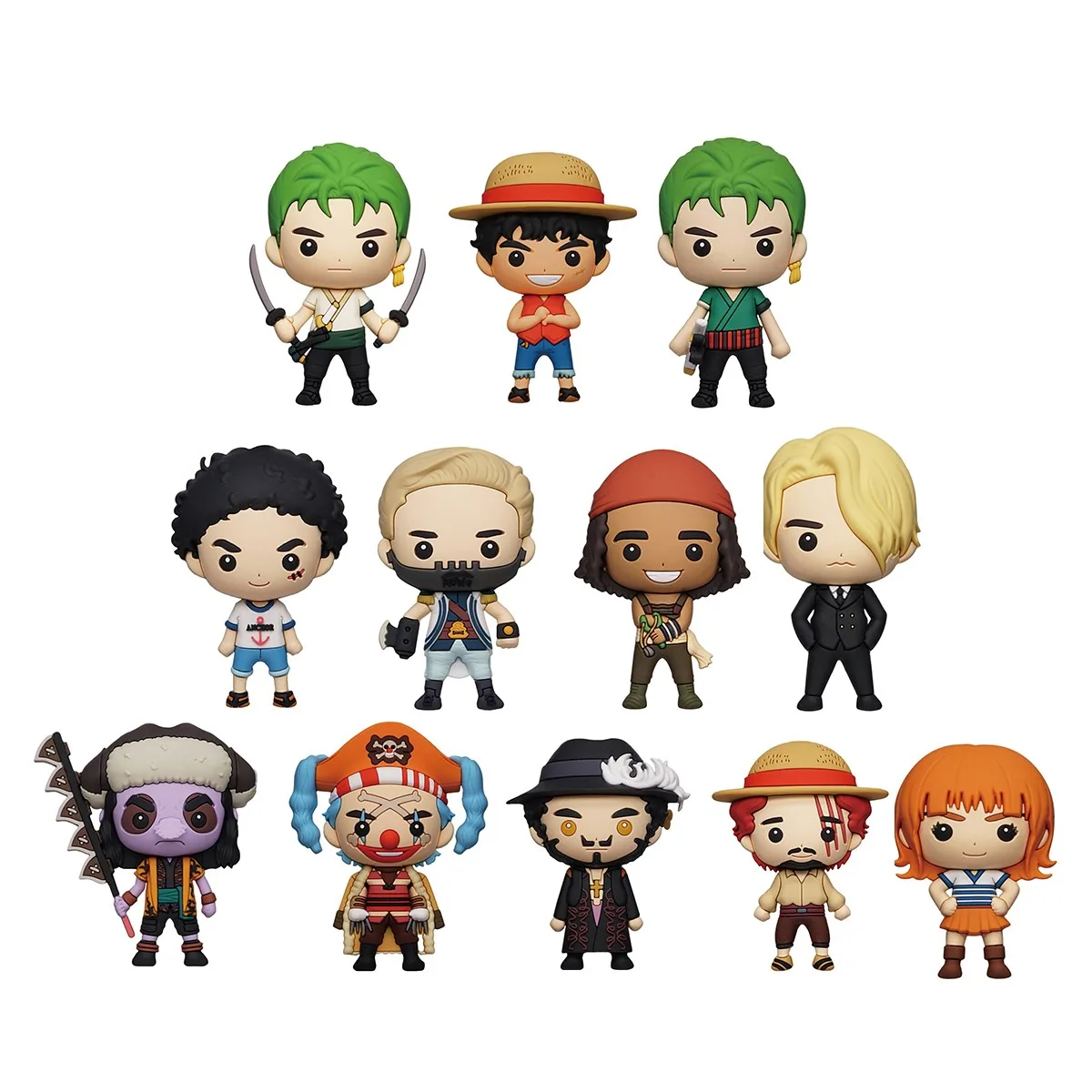Ігрова фігурка на кліпсі Monogram ПВХ 7х4,5х3,3 см One Piece