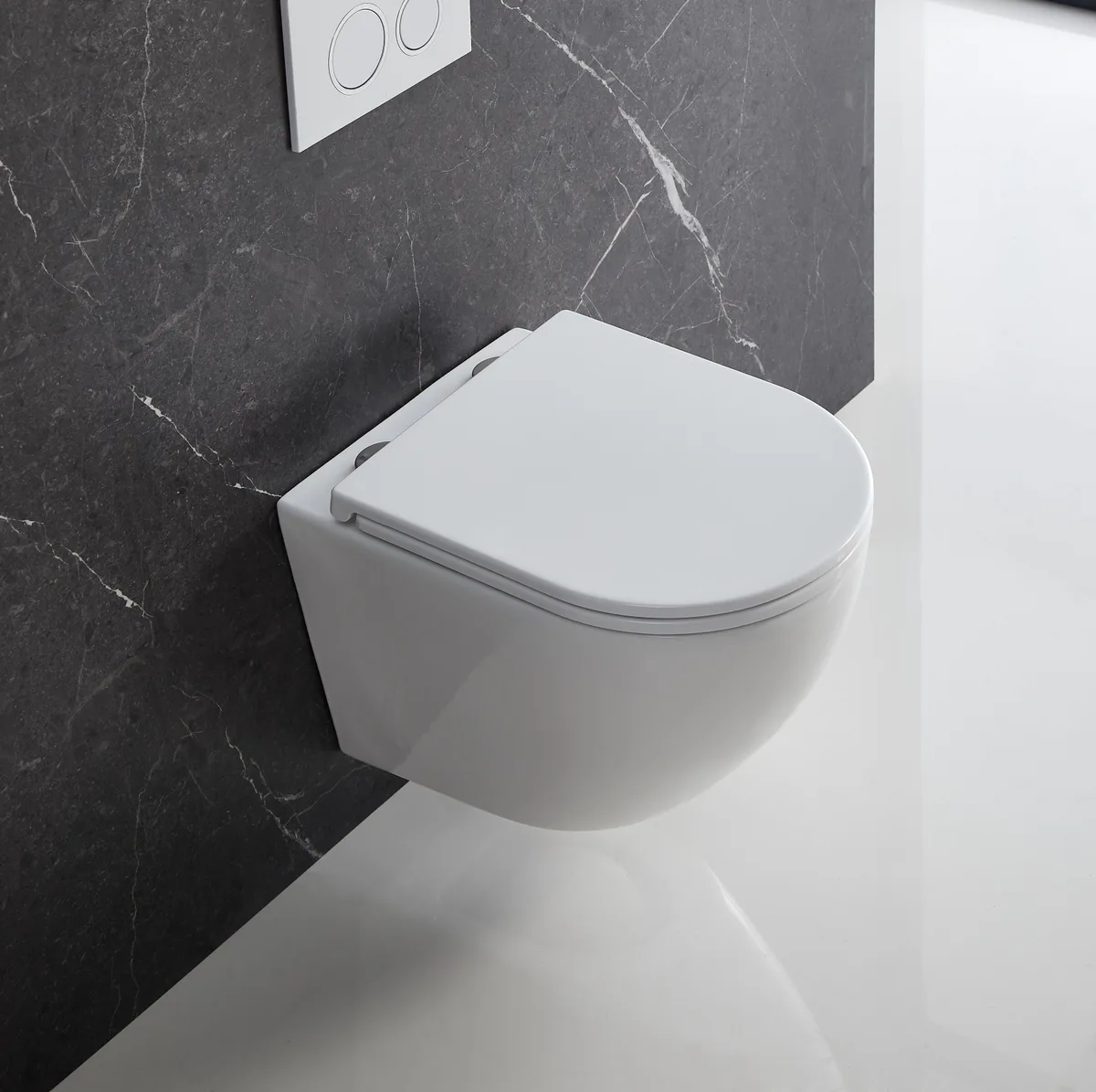 Комплект унітаз підвісний Grohe Rapid SL 365x365x495 мм кераміка білий