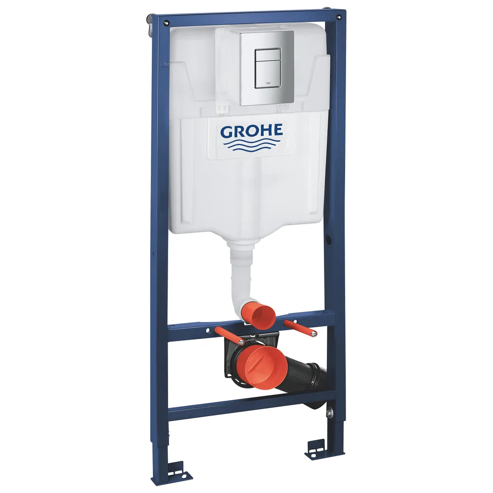 Комплект унітаз підвісний Grohe Rapid SL 365x365x495 мм кераміка білий