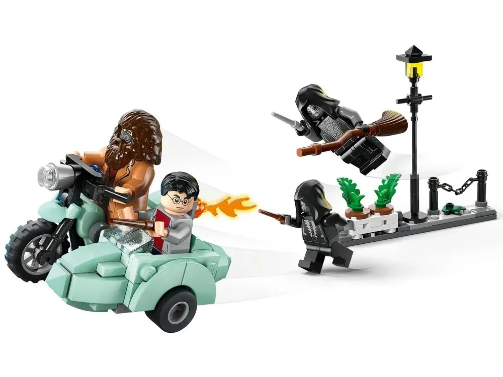 Конструктор LEGO Harry Potter Геґрід і Гаррі: Втеча з Тисової вулиці