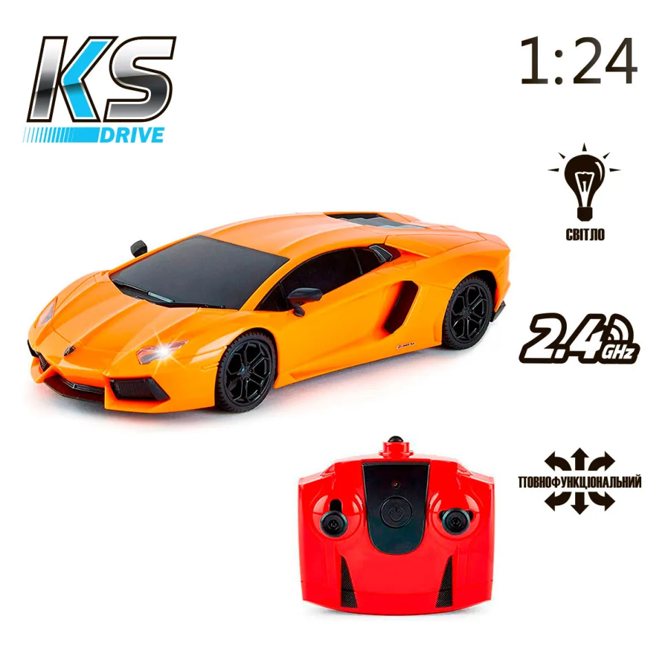 Автомобиль на радиоуправлении KS Drive пластик 1:24 чёрный
